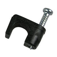 Clips de câble plat en plastique PE ou PP avec acier