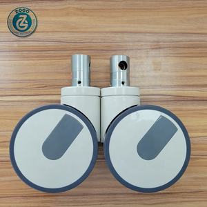 Schlussverkauf Hersteller-Radtrolle Baby 5-Zoll-125-Zoll Zwillingsrad Zentralauslösung Medizinisches Rundrollerrad - Product Image 3