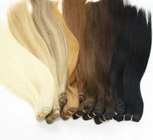 Top Quality 100%Indian Remy Human Hair Extension Wholesale Tangle Free Double Weft