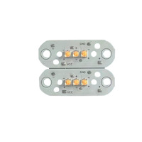 Plaque LED pour voiture IP68 en gros de l'usine de Shenzhen, couleur or 3535, puissance 15W, en stock
