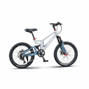 NOUVEAU Vélo VTT Enfant 2026 en Alliage de Magnésium, Double Suspension, Freins à Disque, 7 Vitesses, 20 Pouces, pour Garçons et Filles, Cross-Country - Product Image 6