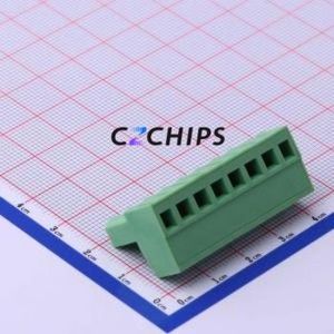 XY2500F-A-5.0-8P Plug-in Terminal Block P=5mm Connector ( Connector Type: Plug )( Construction: 1x8P )( Pitch: 5mm ) - Product Image 2