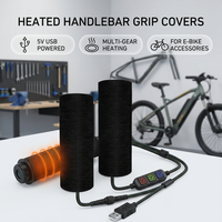 Poignées chauffantes USB 5V pour guidon de vélo électrique et moto