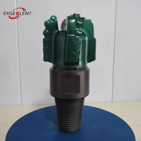 Foret PDC à 4 ailettes de 4 3/4 pouces (120,65 mm) forgé pour le forage de puits d'eau