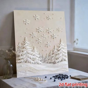 40*50cm Self Adhesive Pearl Decorative <b>Painting</b> DIY Handmade Craft Kit for Children Simple Style Home Wall Art <b>Decoration</b> - Product Image 2