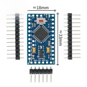 Pro Mini 328 Mini 3.3V/8M 5V/16M ATMEGA328 ATMEGA328P-AU 3.3V/8MHz 5V/16MHZ ATMEGA328P para Arduino - Product Image 1