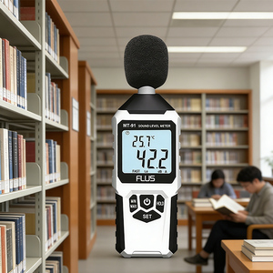 Sonometre numérique intelligent avec écran LCD rétroéclairé 35dB-135dB, testeur audio, mesure du niveau sonore - Product Image 2