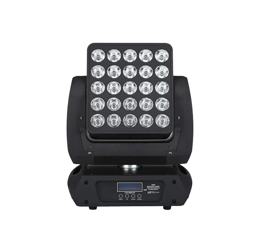 Mgo Lighting 25pcs * 12W LED Moving Head Matrix für Disco Party Club Bar DJ Show Bühnen beleuchtung mit Fernbedienung