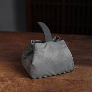 Thickened Portable New Chinese Style Jingdezhen Storage Travel Bag Cloth Pouch <strong>Tea</strong> <strong>Sets</strong> <strong>Tea</strong> <strong>Caddies</strong> Teacups-One-Pot-Two-Cup Wrap - Product Image 3