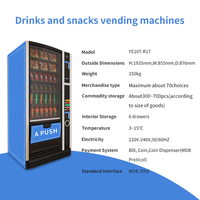 Distributeur automatique de boissons chaudes et froides avec lecteur de carte – Prix des distributeurs d'eau