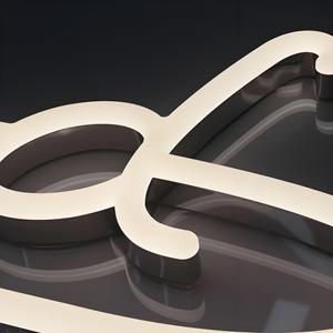 Custom Led <span class=keywords><strong>Neon</strong></span> Teken 12V Siliconen <span class=keywords><strong>Neon</strong></span> Met Heldere Acryl Backing Faux <span class=keywords><strong>Neon</strong></span> Teken Voor Reclame Winkels - Product Image 4