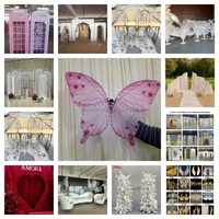 Drone Papillon Bionique LED pour Mariage, Spectacles de Papillons Bioniques, Aéronef Volant Télécommandé à Ailes Battantes pour Mariage