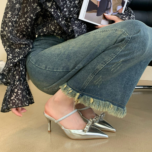 Zapatillas con Lazo y Pedrería, Último Modelo 2023, Zapatos para Niños, Moda de Fiesta, Zapatos Casuales para Mujer - Product Image 2