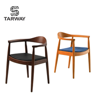 Table de Restaurant de cuisine en bois massif, vente en gros, bon marché, en bois de hêtre Pu, chaises de salle à manger rembourrées