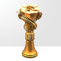 Trophée en résine or rose à conception personnalisable, pour cérémonie de remise des prix de compétition mondiale, trophée d'honneur Gloire Dorée