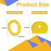 Lot de 50 housses de clés en silicone pour clés de maison et de bureau (8 couleurs) - OLIVER Organisation des clés de voiture