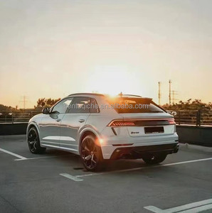 ชุดแต่ง PP พลาสติกสำหรับ Audi Q8 สภาพใหม่ สไตล์ RSQ8 กันชนหน้าและหลังพร้อมช่องสำหรับติดตั้งตะขอลากรถ - Product Image 4