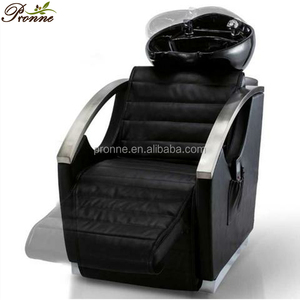 Chaise de shampooing en cuir synthétique moderne avec fonction de lavage du dos et de massage pour salon de coiffure - Product Image 3