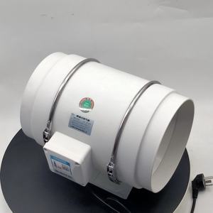 Ventilateur d'extraction circulaire à turbine de 250 mm de marque de logo personnalisé en usine pour fumoir - Product Image 3