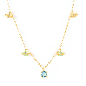 สร้อยคอเงินแท้ 925 ROXI พร้อมจี้รูปหยดน้ำประดับเทอร์ควอยซ์ - Product Image 5