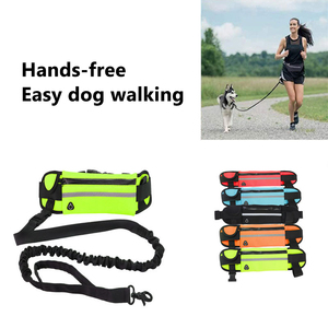 Correa para perro personalizada Bester Seller, cuerda elástica duradera con un asa acolchada, riñonera ajustable, suministros para mascotas de nailon, patrón sólido - Product Image 4