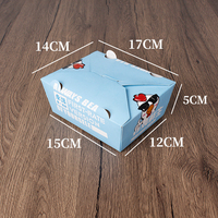 Cajas de Papel para Hamburguesas al por Mayor, Cajas de Embalaje para Llevar, Grado Alimenticio, para Comida Rápida, Comida para Llevar, Pedidos al por Mayor