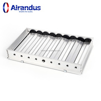 NOUVEAU Amortisseur à lame en aluminium extrudé industriel HVACR OBD-B, étanchéité sans fuite, construction durable pour les systèmes HVAC d'entrepôt