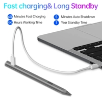 Vente en gros pas cher stylet intelligent 4096 niveau sensibilité à la pression aluminium anodisé capacitif stylo tactile pointe pour Chromebook