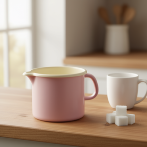 Jarra para leche Riess de 1 litro, color rosa, para uso en la cocina - Product Image 3