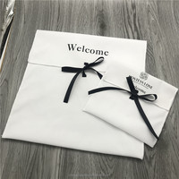 Tas Hadiah Pernikahan Beludru Kustom, Tas Sambutan Hotel, Amplop Beludru Putih, Tas Aksesoris Rambut, Sisir, Kacamata, Perhiasan