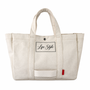 Sac fourre-tout en toile imperméable robuste et personnalisable pour femme, style rock minimaliste, idéal pour toutes les saisons, sac cadeau - Product Image 1