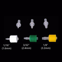 Konektor Pipa Plastik Adaptor Luer Lock Putar Medis 2-bagian, Fitting Selang Barb Luer Lock Jantan, Konektor Tabung