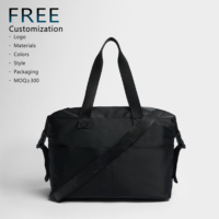 Bolsa de Viaje Deportiva de Nailon Personalizable, Unisex, Gran Capacidad, Portátil, Impermeable, Ligera, con Organizador para Ropa Seca y Mojada