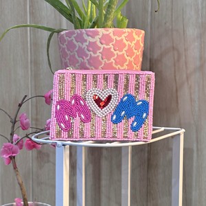 Pochette de soirée de luxe pour femme, faite à la main, légère, ornée de perles, avec fermeture éclair, pour mariage, collection boutique de mode - Product Image 3