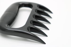 ولفيرين نمط حاد جدا BBQ <span class=keywords><strong>Claws</strong></span> PP مقبض رفع المواد العصي تمزيق اللحوم ملحقات شواء سوداء - Product Image 5