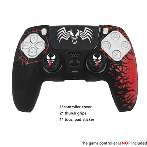 Cover Protettiva in Silicone con Stampa a Colori per Controller di Gioco PlayStation 5 PS5 DualSense, Accessori per <span class=keywords><strong>Videogiochi</strong></span> - Product Image 5