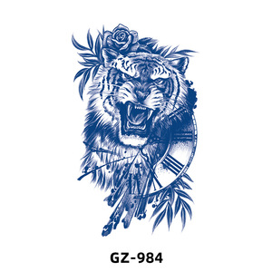 Tatuajes Jagua Personalizables Azul Oscuro Resistentes al Agua al por Mayor, Tatuajes Temporales a Base de Plantas de 2 Semanas, Gel de Jugo para Cuerpo <span class=keywords><strong>y</strong></span> Rostro, Dura 15 Días - Product Image 6