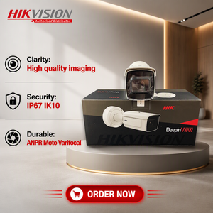 Caméra <span class=keywords><strong>Bullet</strong></span> Varifocale <span class=keywords><strong>Hikvision</strong></span> Original IDS-2CD7A46G0/P-IZHS 4MP DeepinView ANPR avec Reconnaissance Faciale et de Plaque d'Immatriculation - Product Image 1
