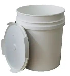 5 gallon container lưu trữ thực phẩm có nắp đậy-Tủ đông và lò vi sóng an toàn container lưu trữ, hộp nhựa tròn