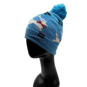 Gorro de Punto de Invierno para Niños, Diseño Excelente, Estilo Casual Unisex, 54-56 cm, Patrón Jacquard, Personalizado, 100% Acrílico - Product Image 1