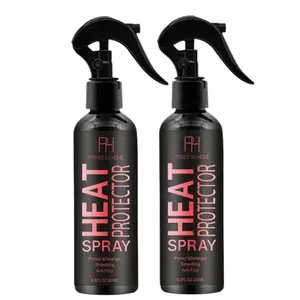 Private Label 200ml Protetor do Calor Spray Nutritivo Brilho Névoa Anti-frizz Condicionado Hair Spray Protetor de Calor Spray