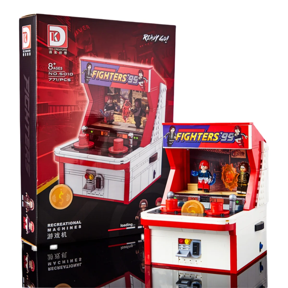 Retro Arcade Building Block Set For Adults & Kids - Diy