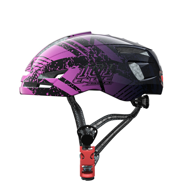 Ultra Lightweight Cycling Helmet for Men and Women Mountain Road Bike Safety Gear with Rechargeable Warning Light Cross Border