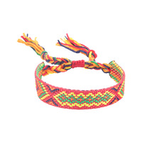 Bracelets d'Amitié Faits Main sur Mesure en Gros, Bracelets Brésiliens en Coton Tressé Style Hippie Bohème au Crochet pour Femmes