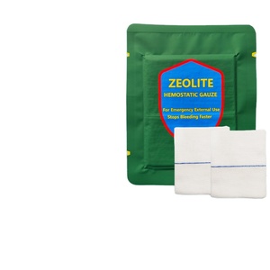 Garza emostatica <span class=keywords><strong>Zeolite</strong></span> Super assorbente e ad azione rapida per il trattamento di sanguinamento grave - Product Image 1