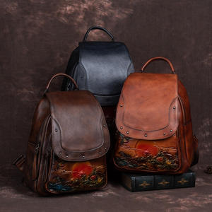 Andong <b>Backpacks</b> for Women Genuine Cow Leather Ladies Fashion Shoulder Bags Outdoor Travel Female <b>Backpack</b> Woman Bag 2036 - Product Image 2
