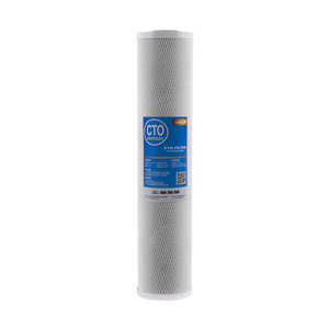 Cartouche filtrante CTO 10 pouces 20 pouces, charbon actif, remplacement pour purificateur d'eau pour système domestique complet - Product Image 1