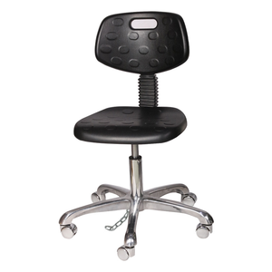 <span class=keywords><strong>Taburete</strong></span> Giratorio Ajustable en Altura <span class=keywords><strong>con</strong></span> Ruedas y <span class=keywords><strong>Respaldo</strong></span>, Silla <span class=keywords><strong>de</strong></span> <span class=keywords><strong>Trabajo</strong></span> Redonda Giratoria para Línea <span class=keywords><strong>de</strong></span> Ensamblaje ESD para Cuartos Limpios, Fabricación OEM - Product Image 1