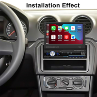 Autoradio MP3 1Din, stéréo audio, FM, récepteur d'entrée/USB 12V avec lecteur multimédia intégré