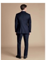 Costume slim à deux boutonnage pour homme en laine marron moyen S120